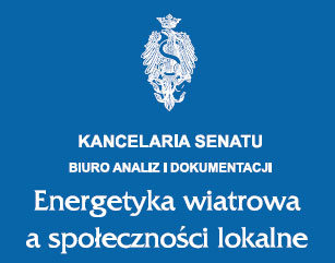 Energetyka wiatrowa a społeczności lokalne - Kancelaria Senatu RP pokazuje raport